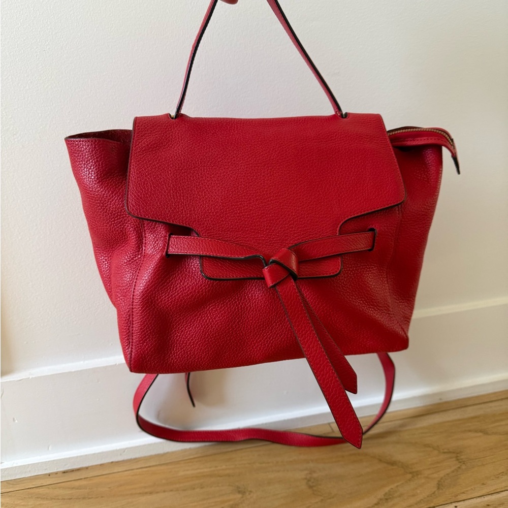 Annabel Ingall Red Leather Women's Bag